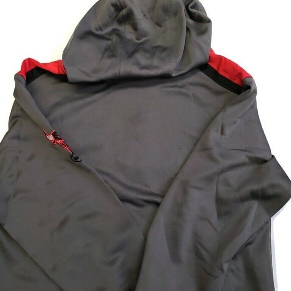 Hardwood Classics NBA Chicago Bulls Boys Youth Full Zip Hoodie Charcoal Large - Picture 3 of 4